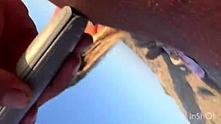 Public blowjob deepthroat skinny teen Carla Boom rough cowgirl cum