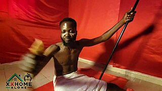 boyfriend's troubles lead albino babe to doctor who exploits her white skin sexually