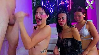 omg his friend destroys throat and ass doggystyle orgy