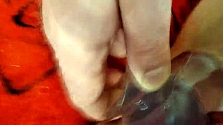 Wife spreads legs wide for intense doggystyle pounding and juicy cowgirl riding creampie finish