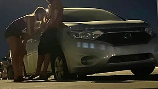 pregnant babe gets caught taking anal doggystyle in public with dirty talk moans