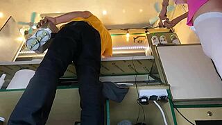 Super hot 18yo babe strips panty-free for cash sex