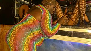 mistress punishes stubborn bar girl huge tits toys