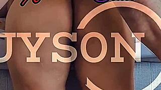 brazilian curvy wife loves doggystyle quickie pounding