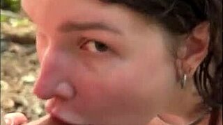 oily bikini teen titjob deepthroat on beach?