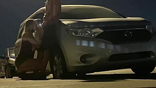 pregnant babe gets caught taking anal doggystyle in public with dirty talk moans