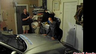 slut milf wife candi annie gets hardcore in dirty garage photoshoot
