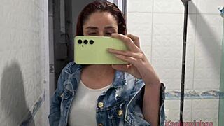 horny married woman flashes ass to driver ends up street fucked public voyeur cum in mouth