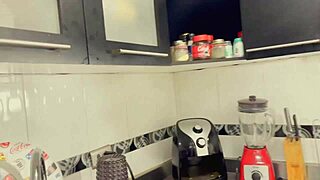 boss with small cock pays to fuck my wet pussy in kitchen?