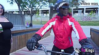 bbw milf mae quira street flashing big tits questions