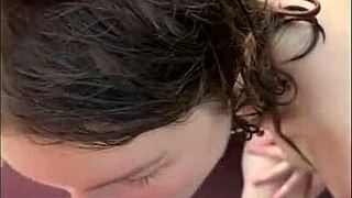 oily bikini teen titjob deepthroat on beach?