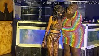 mistress punishes stubborn bar girl huge tits toys