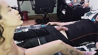 stepdad fucks wet college teen pussy before class homemade pov