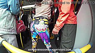 Damn, leggins culona lets me grind then creampie on metrobus!