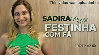 Sadira Hotwife Teases Interracial Cock Backstage