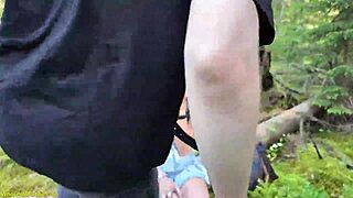 Crazy Skinny Couple Destroys Narrow Asses With Rough Public Forest Anal Facial