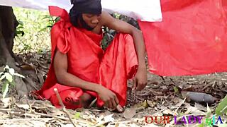 my wild outdoor threesome watching chief priest pound wife's pussy with monster BBC to get her pregnant at all costs