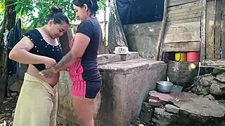 horny colombian invites tongue massage on her pussy ranch-style 💦👅