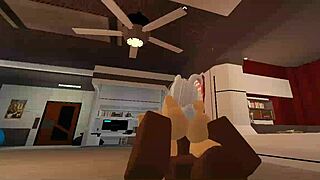 shy bunny slut gets monster cock pounded on roblox condo 😩 next vid better quality!