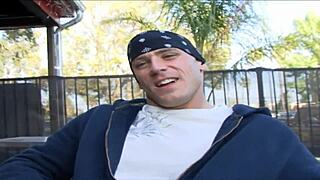 Cumming hard on candy mason's massive tits