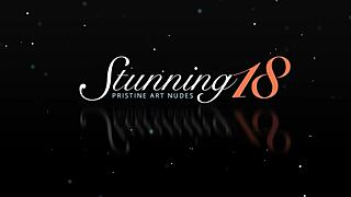 belinda fingers shaved pussy to wet morning orgasm