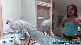 Foot Fetish Slut Takes Anal Insertion and Cumshot HD!