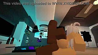 shy bunny slut gets monster cock pounded on roblox condo 😩 next vid better quality!