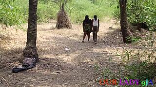 my wild outdoor threesome watching chief priest pound wife's pussy with monster BBC to get her pregnant at all costs