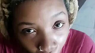 shhh check out this silent ebony deepthroat flick