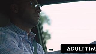 Water Breaks as Pregnant Casey Catches BF Pounding Leana!