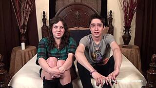 Desperate Amateur Treasure's Tight Pussy And Big Tits Banged Hard Bareback