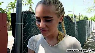 pierced nose naomi woods moans outdoor getting banged hardcore by group for cash