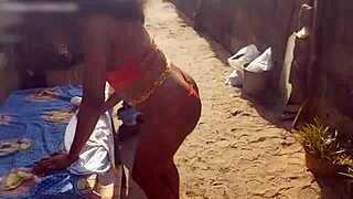 two friends pound squirting ass outdoor rough