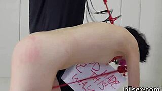 Nasty Asylum Girl's Extreme Anal Treatment Torments