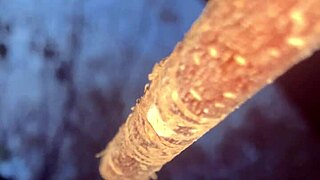 Intense hardcore witch pussy pounding in woods creampie