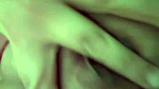 colombian milf squirts hard after anal fingering on staircase shaved pussy