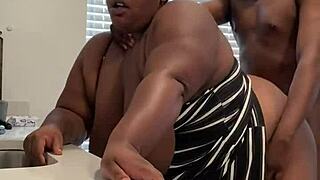 Kitchen Milf Pussy Lick Big Cock Fuck Orgasm