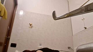 Nicoletta's hilarious public restroom farting and awkward ass moments compilation