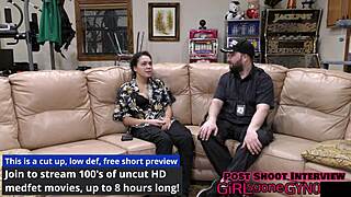 mara luv grabs toys in doctor's office as aria nicole joins for gyno fetish play 😏