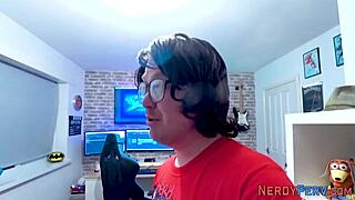 Yorkshire nerds tricked into first time pov cum swallowing group