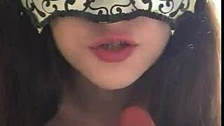 pov: russian cutie deepthroats dildo, dirty talks facesitting and tongue on anus fantasies