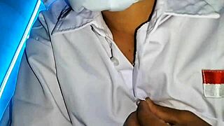 Asian teen siswi sma gets filled with creampie in part 2 ngentot