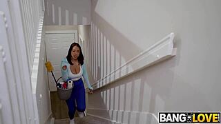 Big booty maid johnny love's pure magic dominican pussy ride