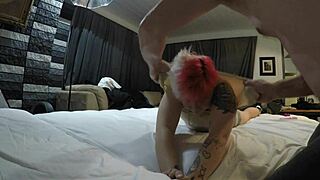 violet coxx takes brutal anal pov from ftm man