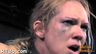 hey girl tossed up and punished hard in garage!