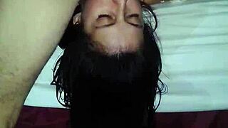colombian petite slut rims ass then takes doggystyle pounding