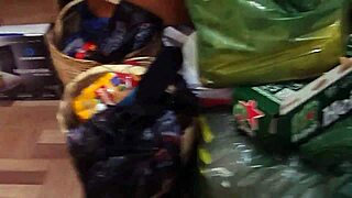 stepmom seduces young lesbian partner for first squirting scissoring