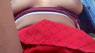 wanna see this hairy brazilian slut flash her pussy outdoors?