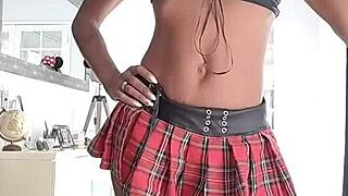 Director calls schoolgirl for hot evening sextape session