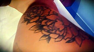 Milf masturbates tight wet pussy unaware of watcher!